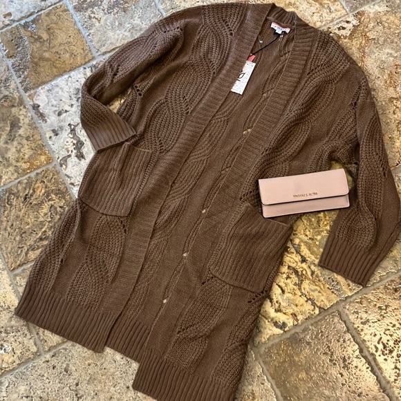 Andree Tops - NWT Boutique Soft Cardigan